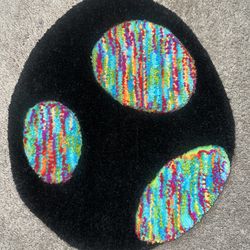 YOSHI EGG RAINBOW TUFT RUG