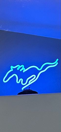 Neon Mustang Sign