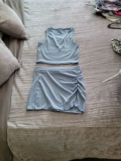 2 Piece Tank And Skirt- From SHEIN
