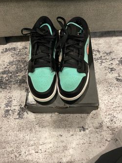 Jordan Kids Low Top Sneakers - Mint Green/Black