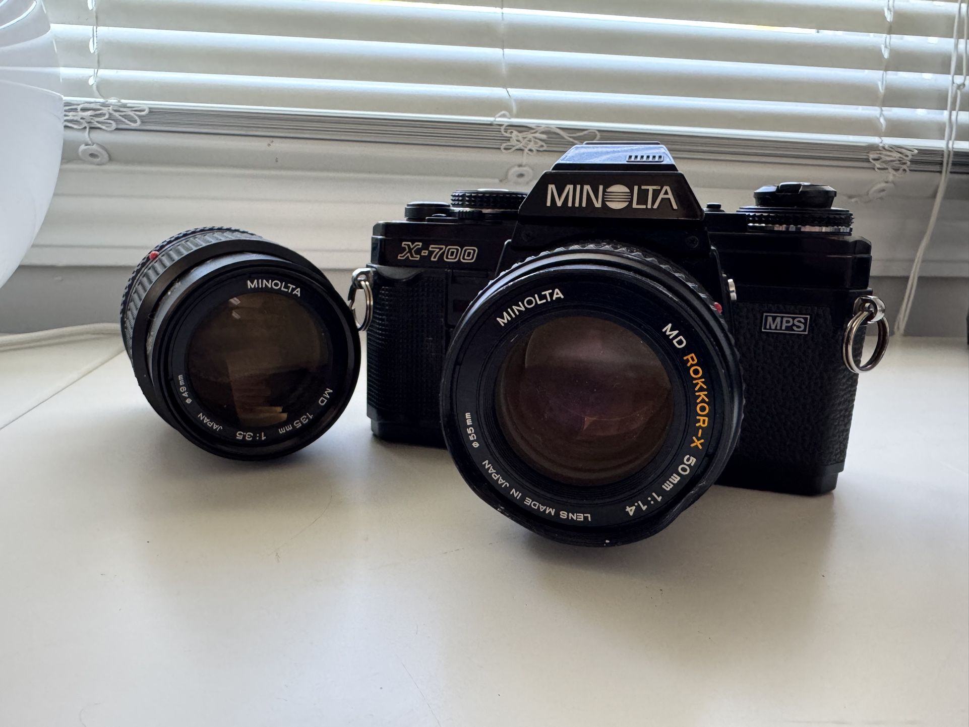 Minolta X-700 50mm F1.4 Fast Lens Film Camera