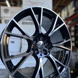 20”x10” MACHINED/BLACK WHEELS FOR SALE!!!!