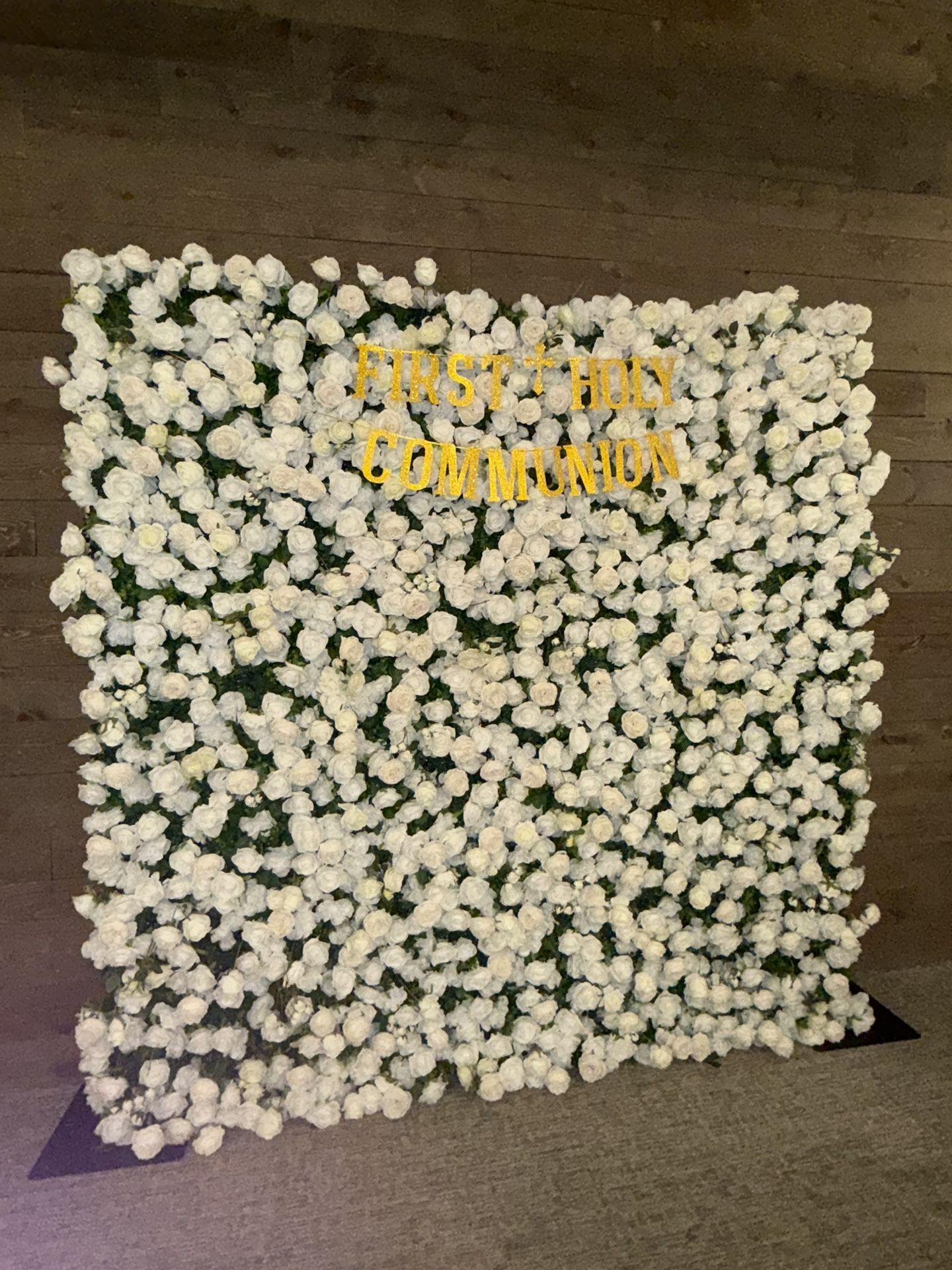 White Flower Wall