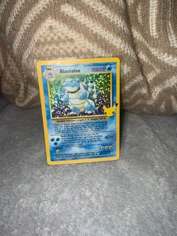 Blastoise Pokemon card