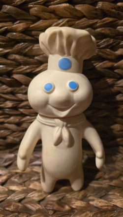 Pillsbury Doughboy Rubber Squeeze Toy Figure
