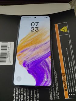 SAMSUNG A53 5G, 128GB OF MEMORY, 120HZ, 6.5 INCH UNLOCKED