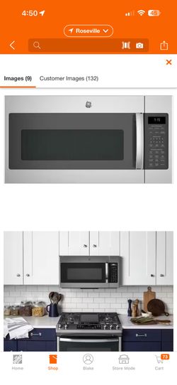 GE 1.9 cu. ft. Over-the-Range Microwave in Stainless Steel