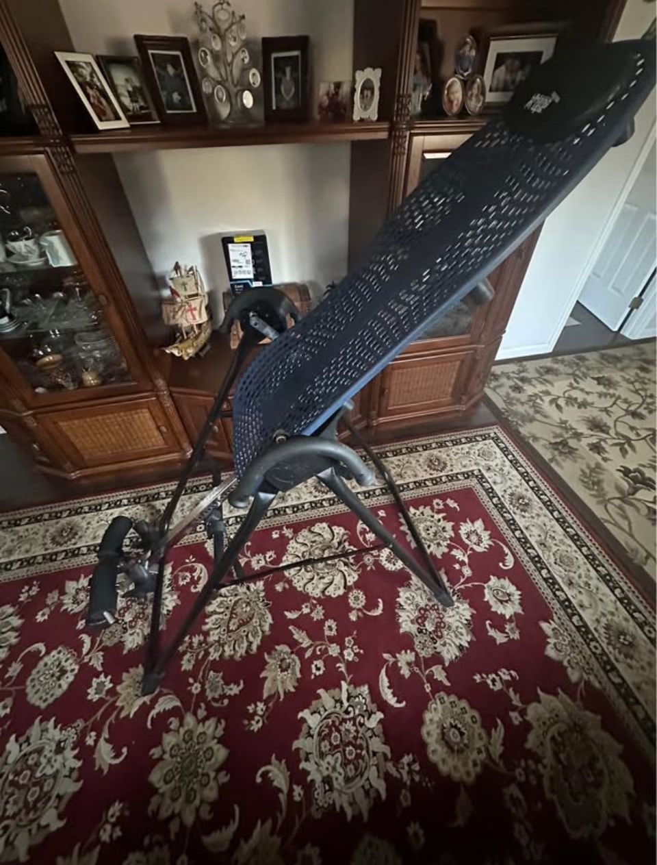 Inversion table for back pain
