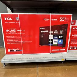 55” TCL Smart 4K Led Uhd Tv