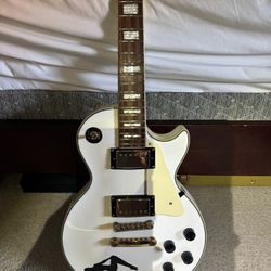 Epiphone Les Paul Custom - Alpine White Guitar