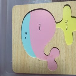 Wooden Animal Puzzles Set 4 Pcs Baby Toddler