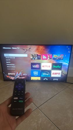 HisenseTv 35”for sale no legs 100 bucks (Pick Up Only)