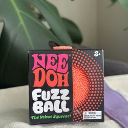 Needoh Fuzz Ball The Velvet Squeeze 