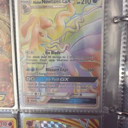 Rainbow ninetails Gx Pokemon Card