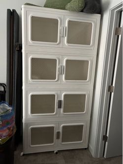 Broview white storage containers