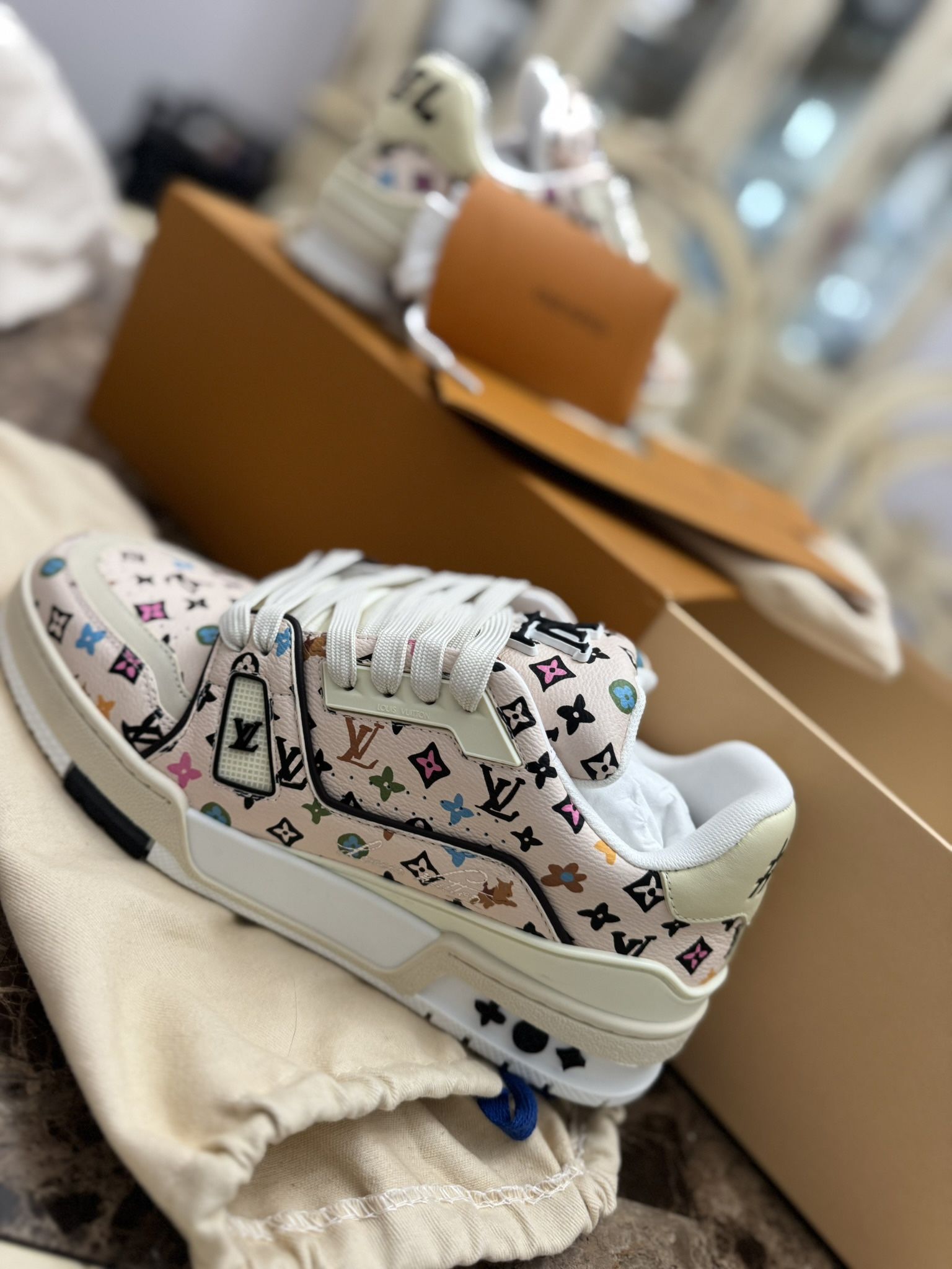 LV trainer sneaker