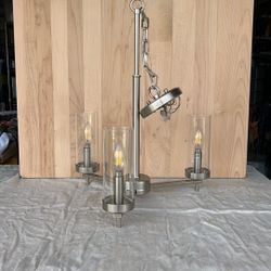3 Bulb Hanging Chandelier 