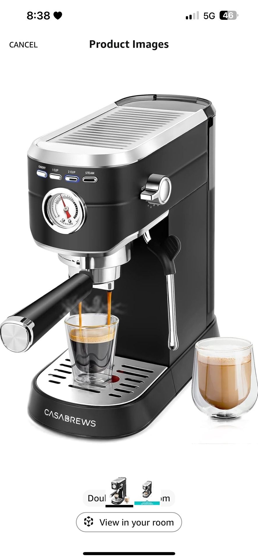 CASABREWS CM5418 Espresso Machine