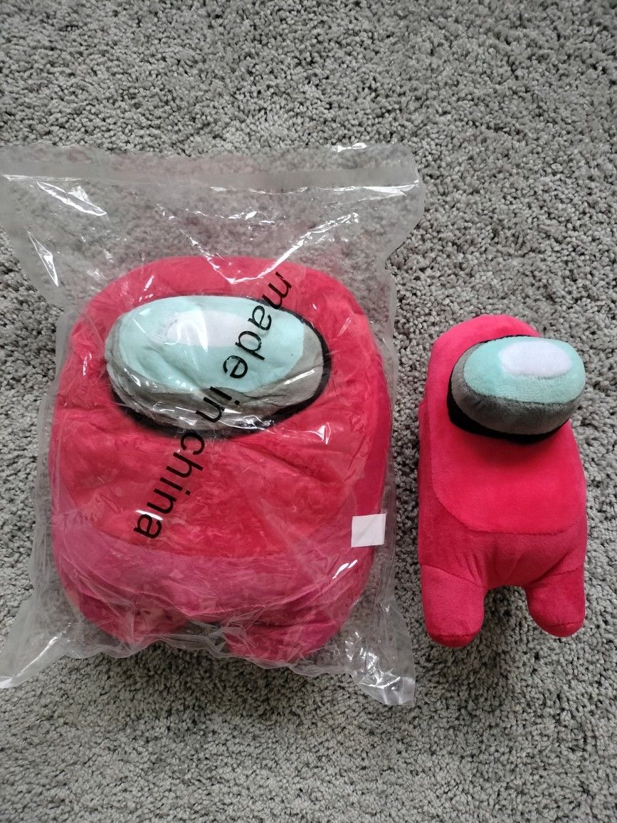 Red Among Pillow Plushes