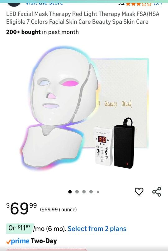Colorful LED Beauty Mask 
