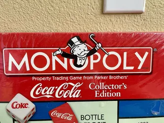 Coca-Cola Monopoly Collectors Edition Board Game Vintage 1999 Coke New Sealed