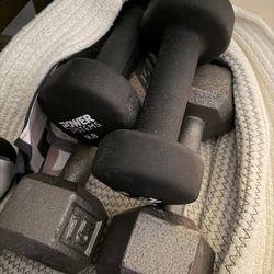 Two 15lb Dumbbells And Two 9lb Dumbbells  