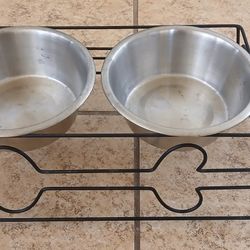 Large Dog Food/water Bowls