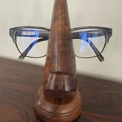 Handmade, Vintage, Teak Eyeglasses/Sunglasses Stand
