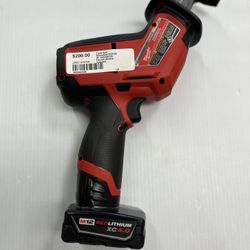 MILWAUKEE 2520-20 HACKZALL WITH BATTERY, GOOD CONDITION