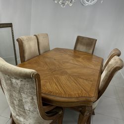 Solid Wood Table With  Extender 