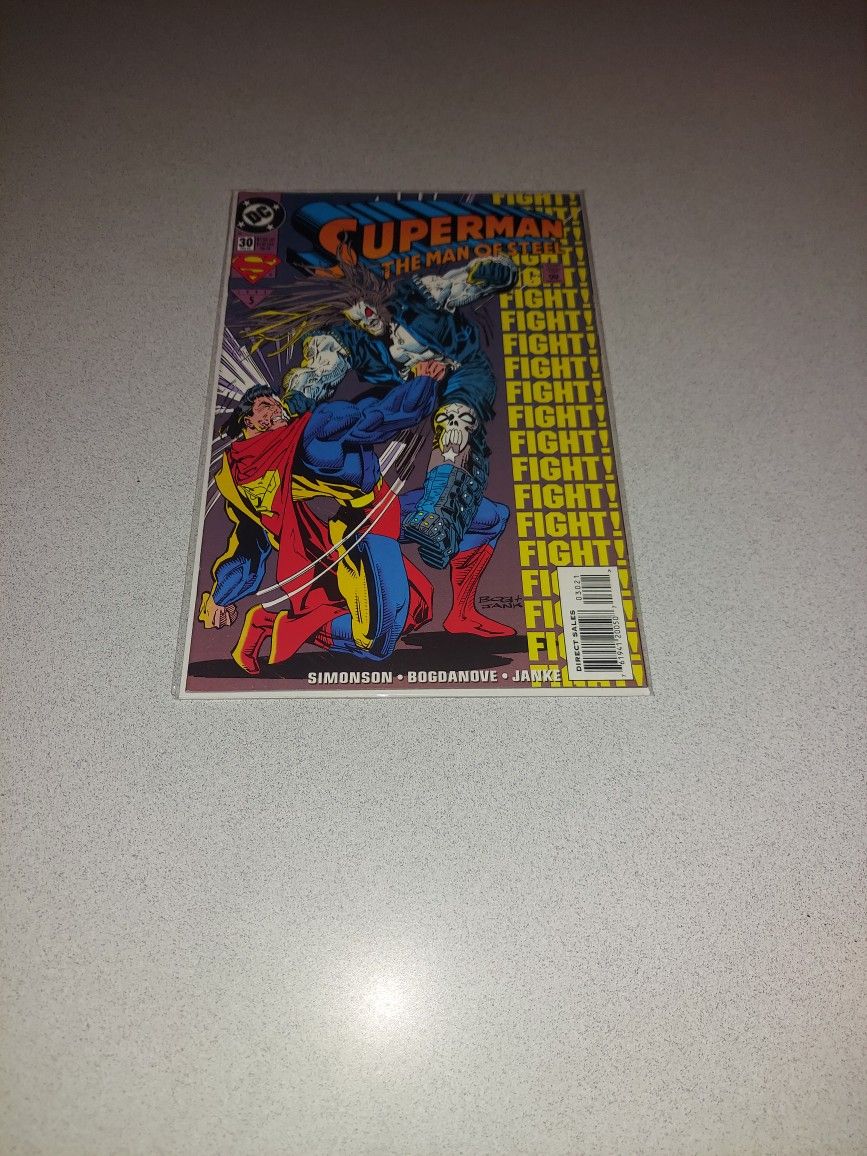 1994 SUPERMAN THE MAN OF STEEL #30 COMIC BAGGED AND BOARDED