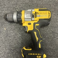 DEWALT 20V MAX Hammer Drill, 1/2", Cordless and Brushless, Compact With 2-Speed Setting, Bare Tool Only (DCD805B)