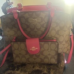 Coach purse, and wallet