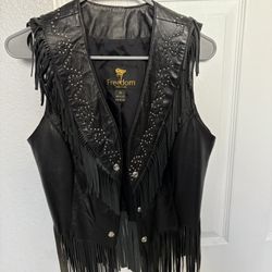 Women’s Genuine Leather Vest