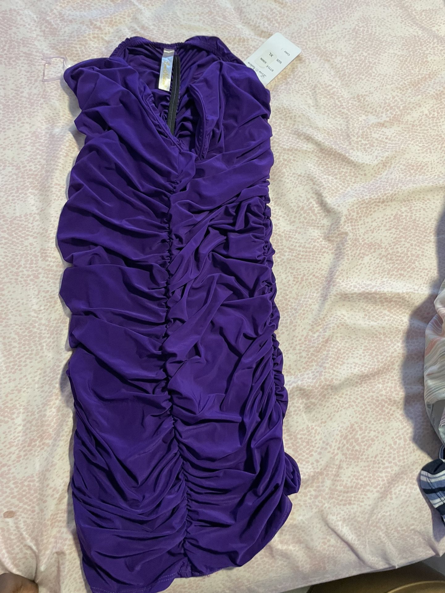 Purple Mini Dress