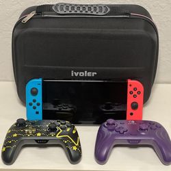 Nintendo Switch - OLED Model with 3 Controllers