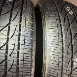 255/55/20. Two Used Tires Please Read Description.