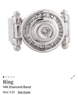 14K Diamond Band