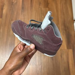 Burgundy Jordan 5