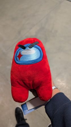 among us red angry plush