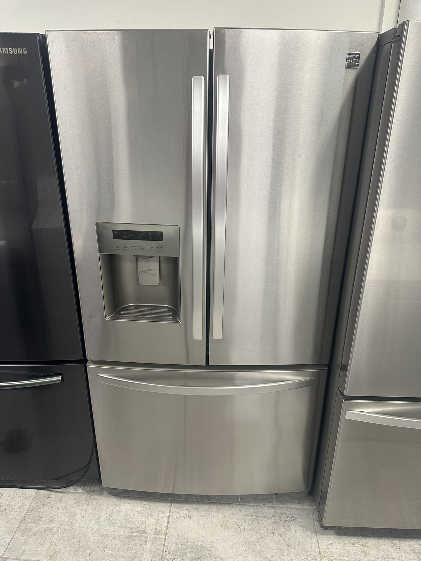 Kenmore 36 In 25.8 Cu.ft Refrigerator French Door Bottom Freezer Stainless Steel 