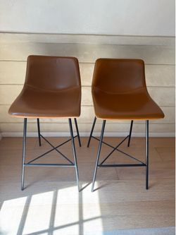 Poly & Bark Counter Height Stools (pair)