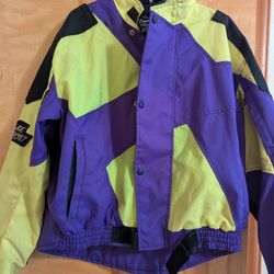 Vintage-style Joe Rocket motorcycle jacket.