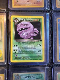 Dark Weezing Pokemon Card Team Rocket 31/82