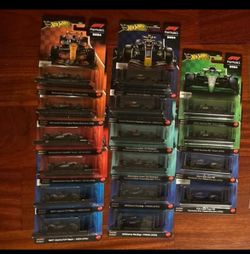 16 Hot Wheels F1 Premium Cars series 1