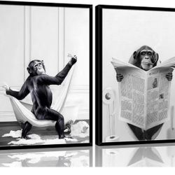 Framed wall art 2 pieces New 