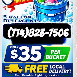 Liquid Laundry Detergents And Softener. 