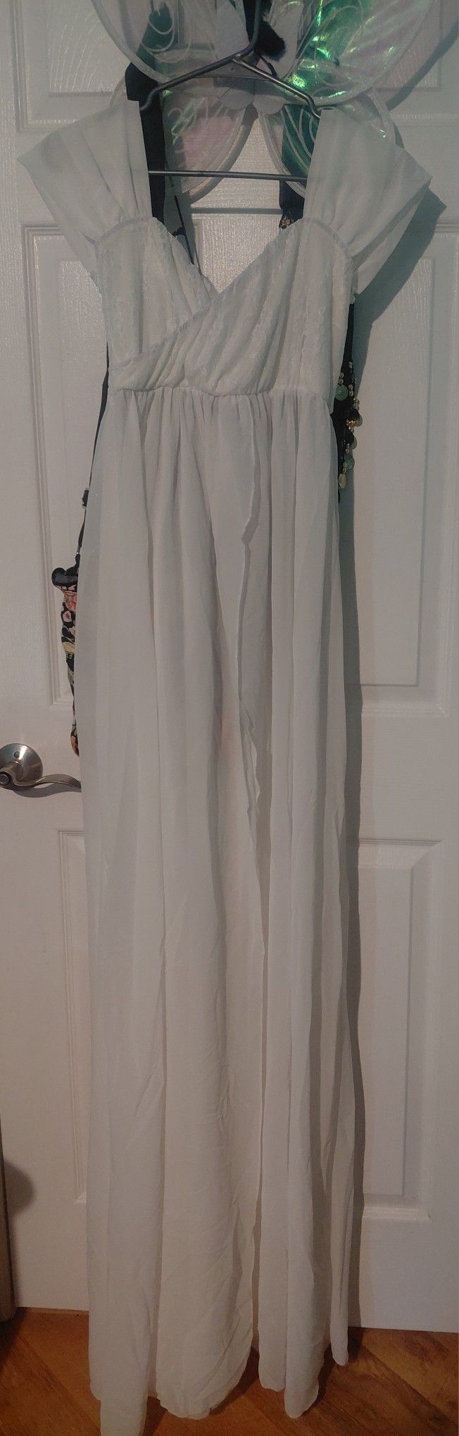 Long White Elegant Gown