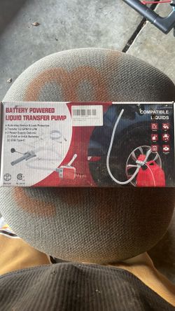 Liquid Transfer Pump! Battery Powered!