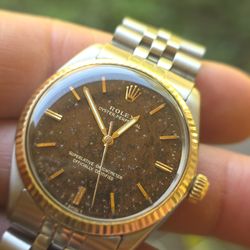 Rolex Oyster Perpetual Patina Mens Automatic 1570 ref 1002